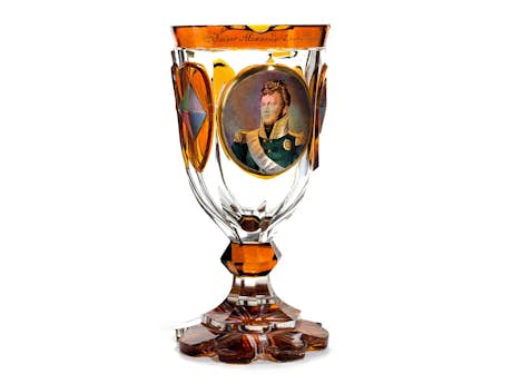 Pokal mit einem Portrait Zars Alexander I
